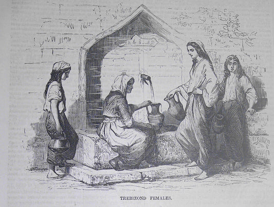 Women of Trebizond + The Subaqueous Lamp - Ballou's Pictorial, May 22, 1857.