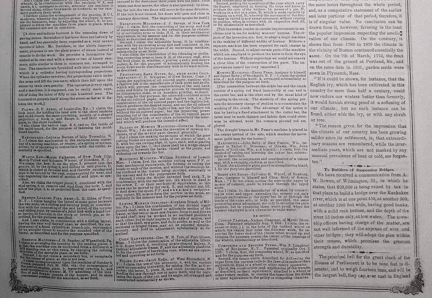 Scientific American January 19, 1856. Robert Fulton; California; Horse flesh etc