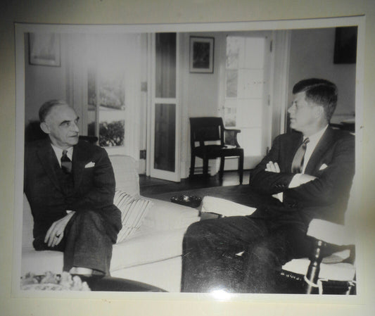 1962 President Kennedy Photo - Oval Office : On Berlin, with General Lucius Clay