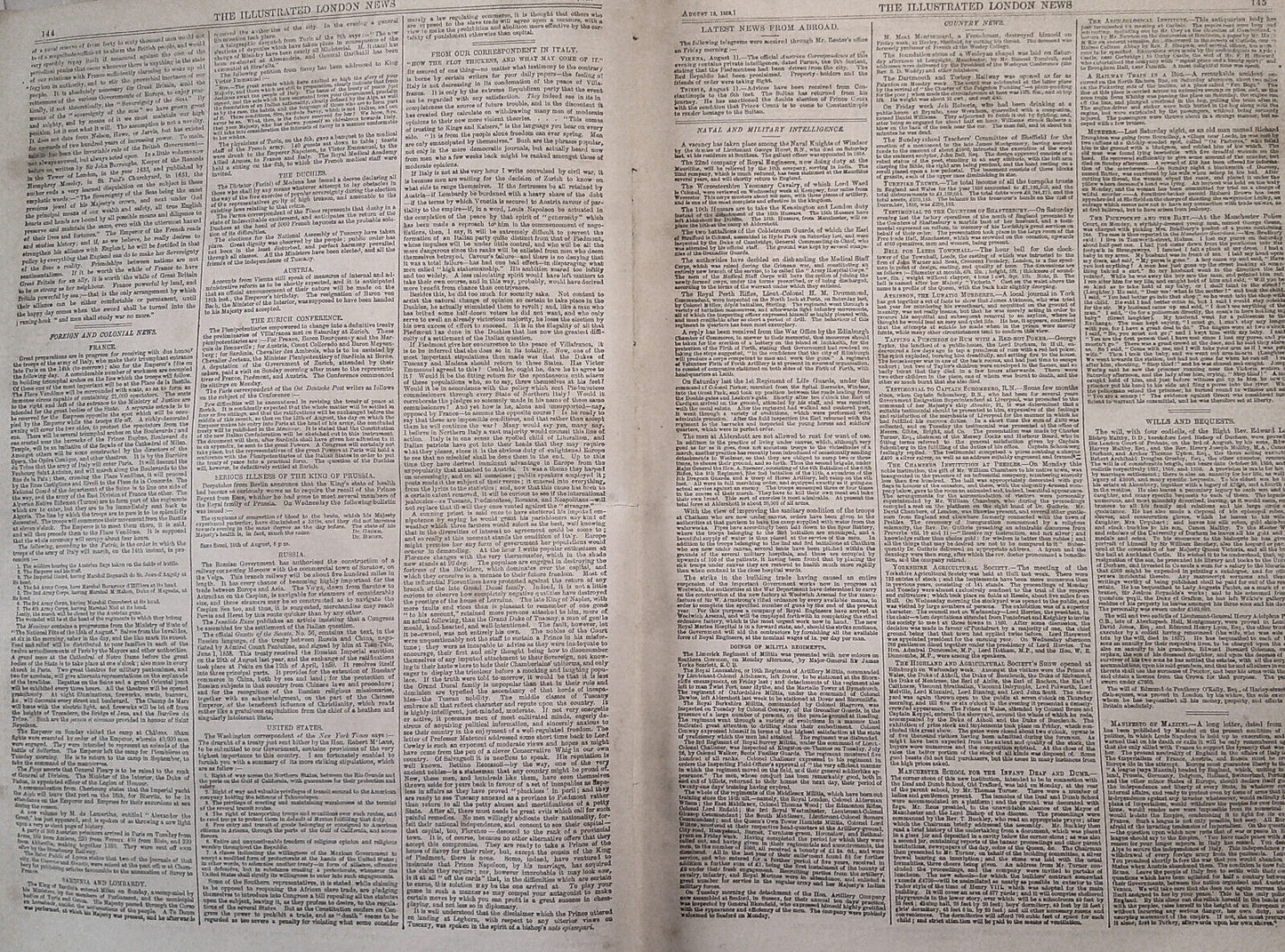 Illustrated London News, August 13, 1859. Sovereignty of the Seas; Great Eastern