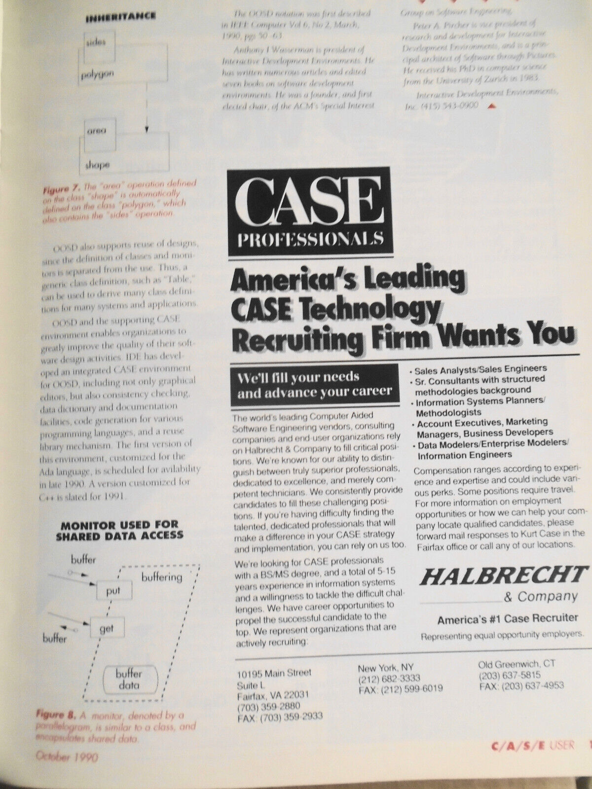 CASE User, October 1990 - Newsletter for Software Practitioners