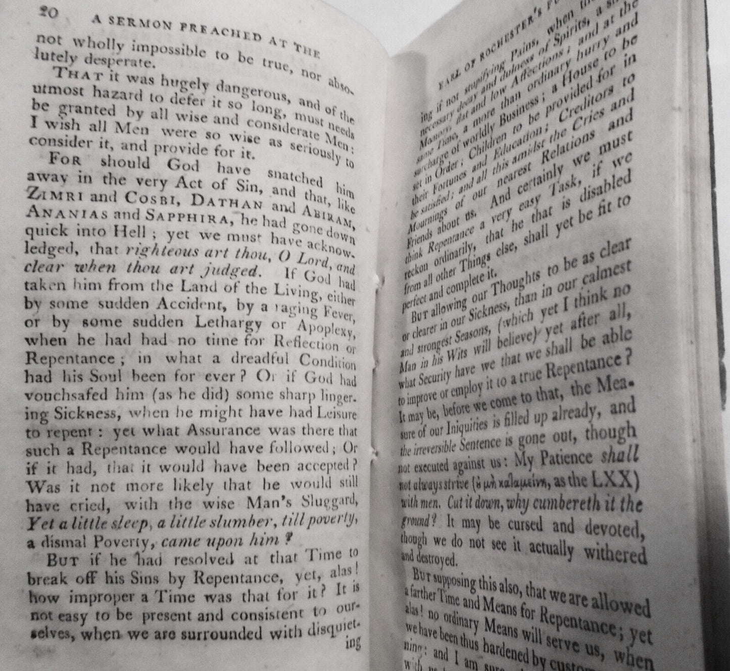 1814 Sermon Preached at Funeral of Right Honourable John Earl of Rochester..1680