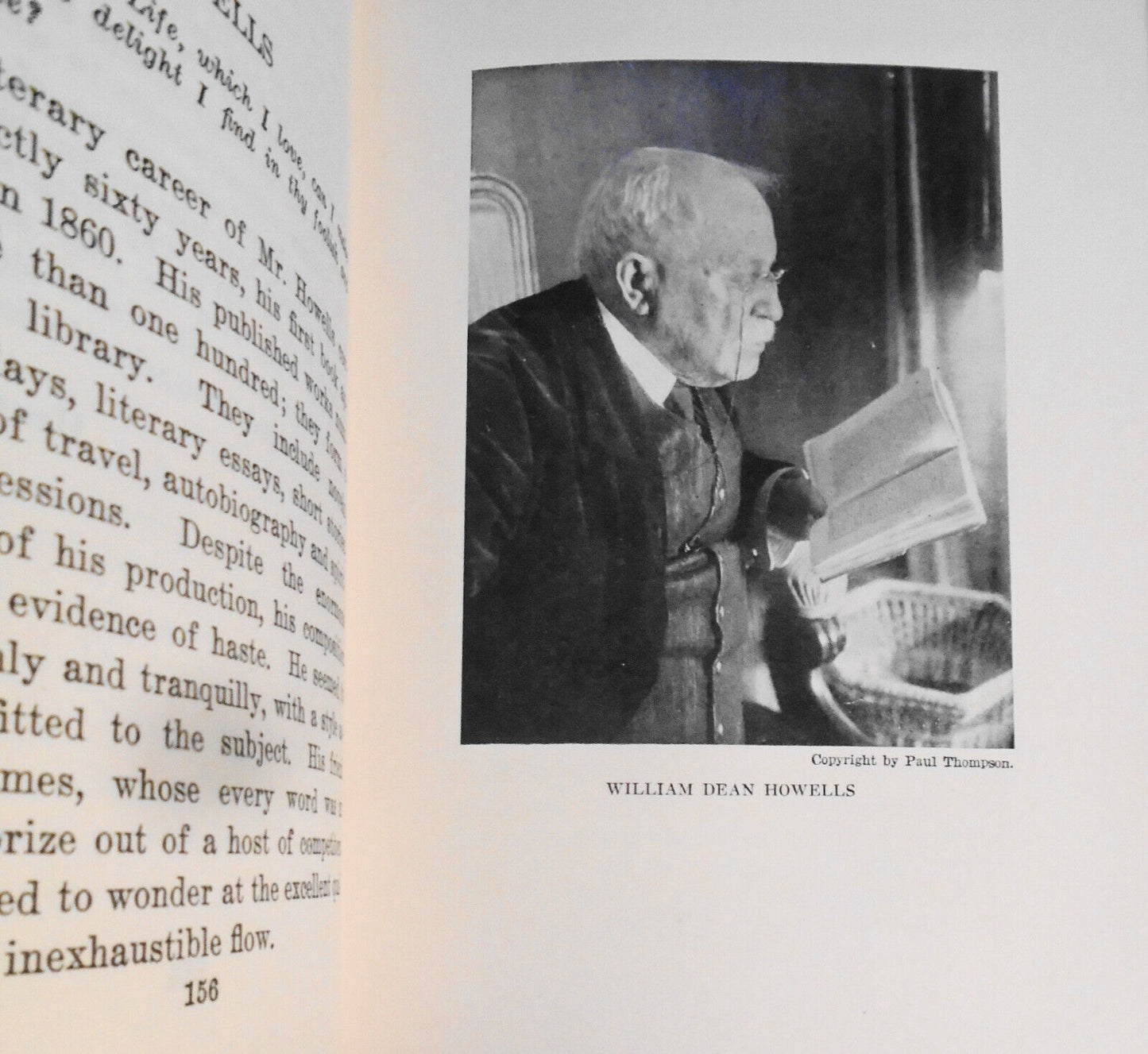 Howells, James, Bryant and other essays by William Lyon Phelps. 1924 1st edition
