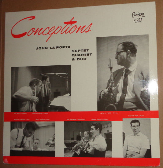 Conceptions - John La Porta Septet - LP - Fantasy Records 1983 Near Mint+OM-2002