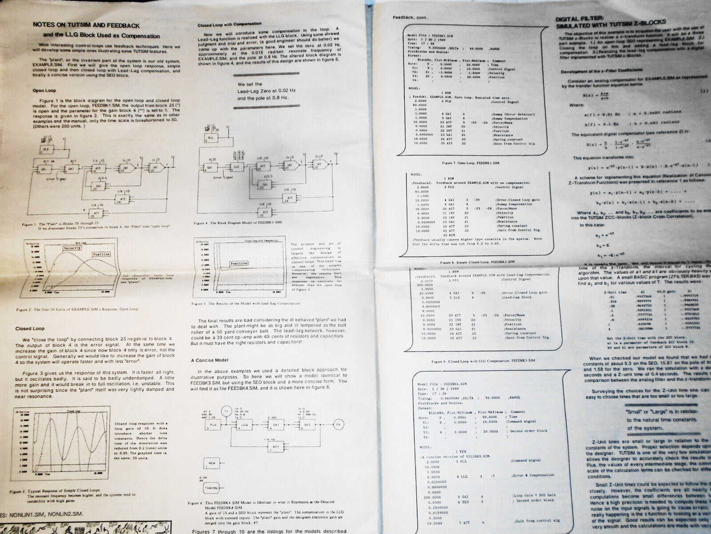 Tut's Blocks, July 1990 - TUTSIM - 1st commercial simulation software for IBM PC