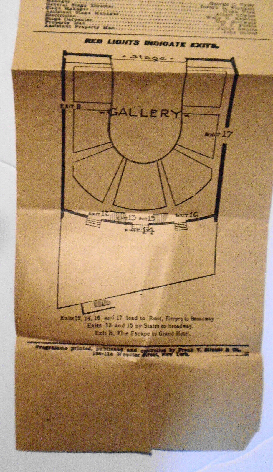 The Squaw Man - Wallack's Theatre Broadway broadside, 1905.