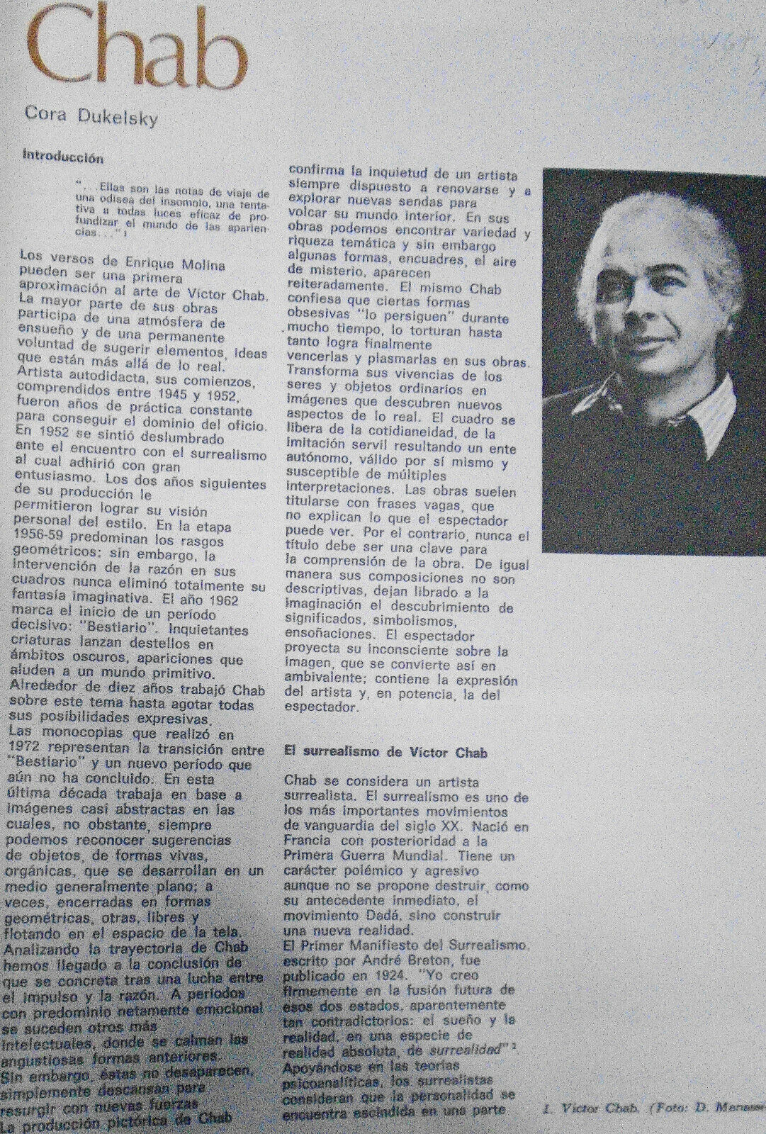 Chab :  Pintores Argentinos del Siglo XX, 63. 1981, by Cora Dukelsky