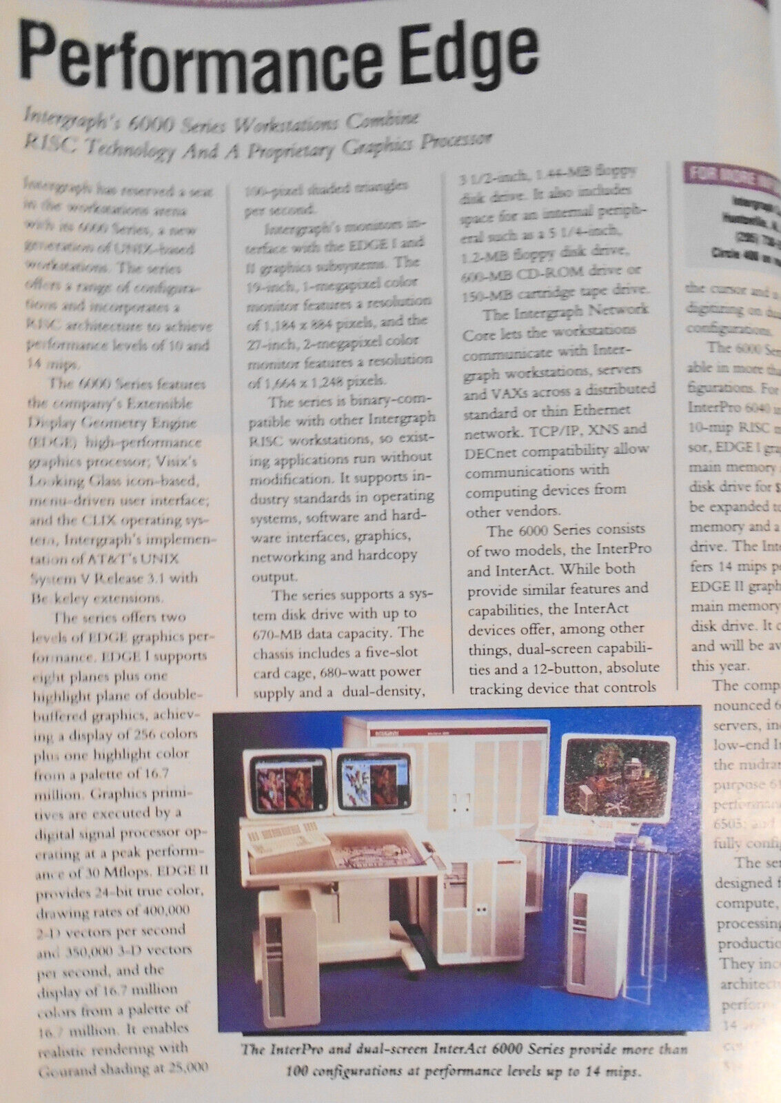 Dec Professional magazine May 1990. Hardware architecture [Digital Equipment Co]