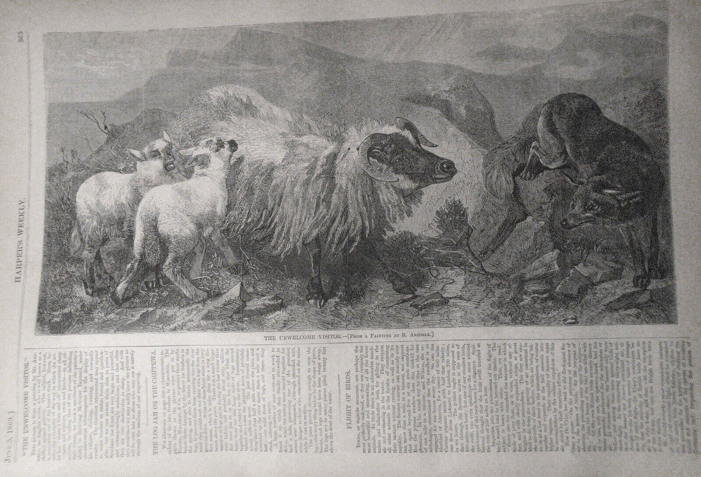 Harper's Weekly June 5, 1869: Pacific Railroad; Cuban Revolution Dayton Fire etc