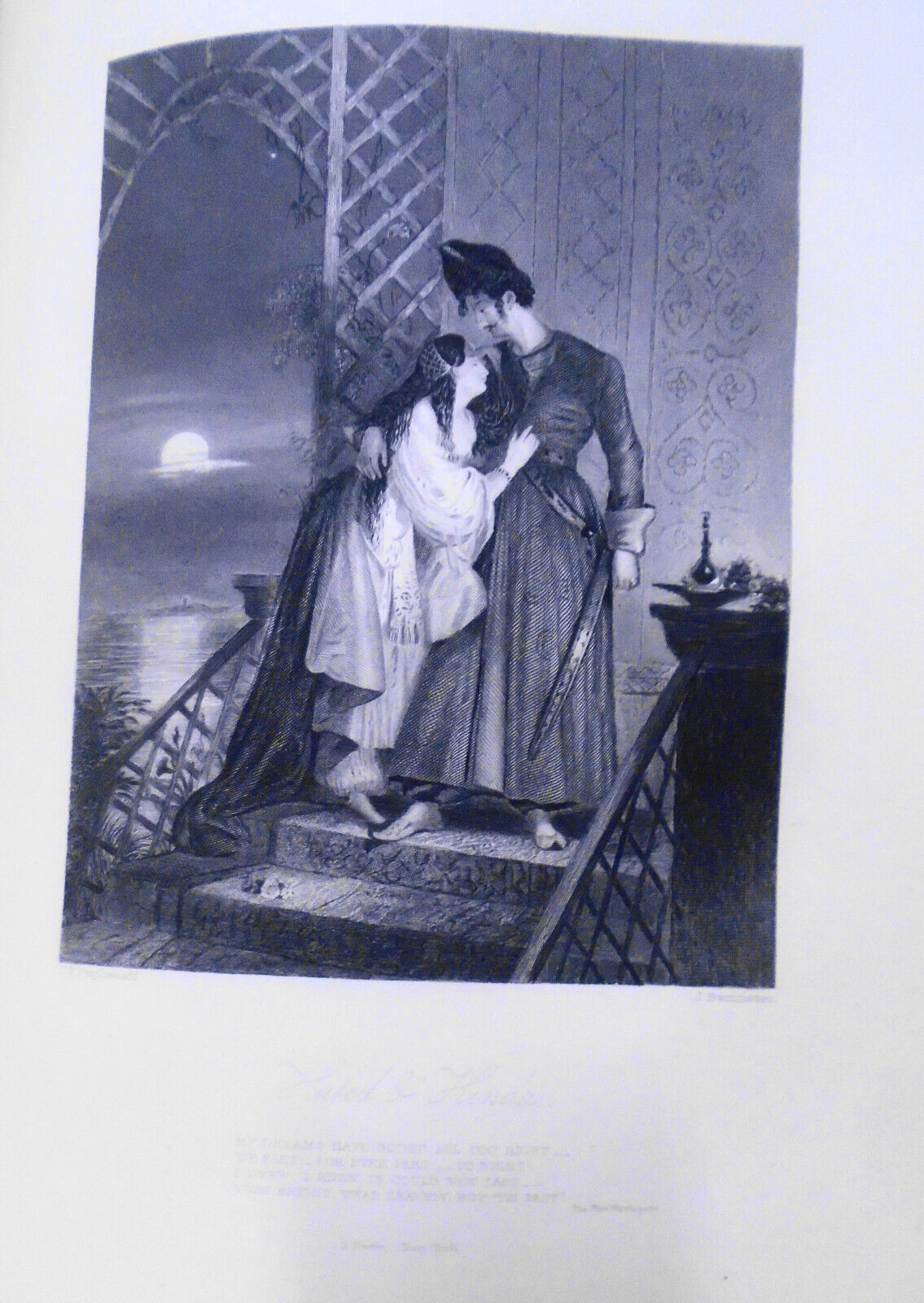 The poetical works of Thomas Moore. A new collated edition [185-?]. Illustrated