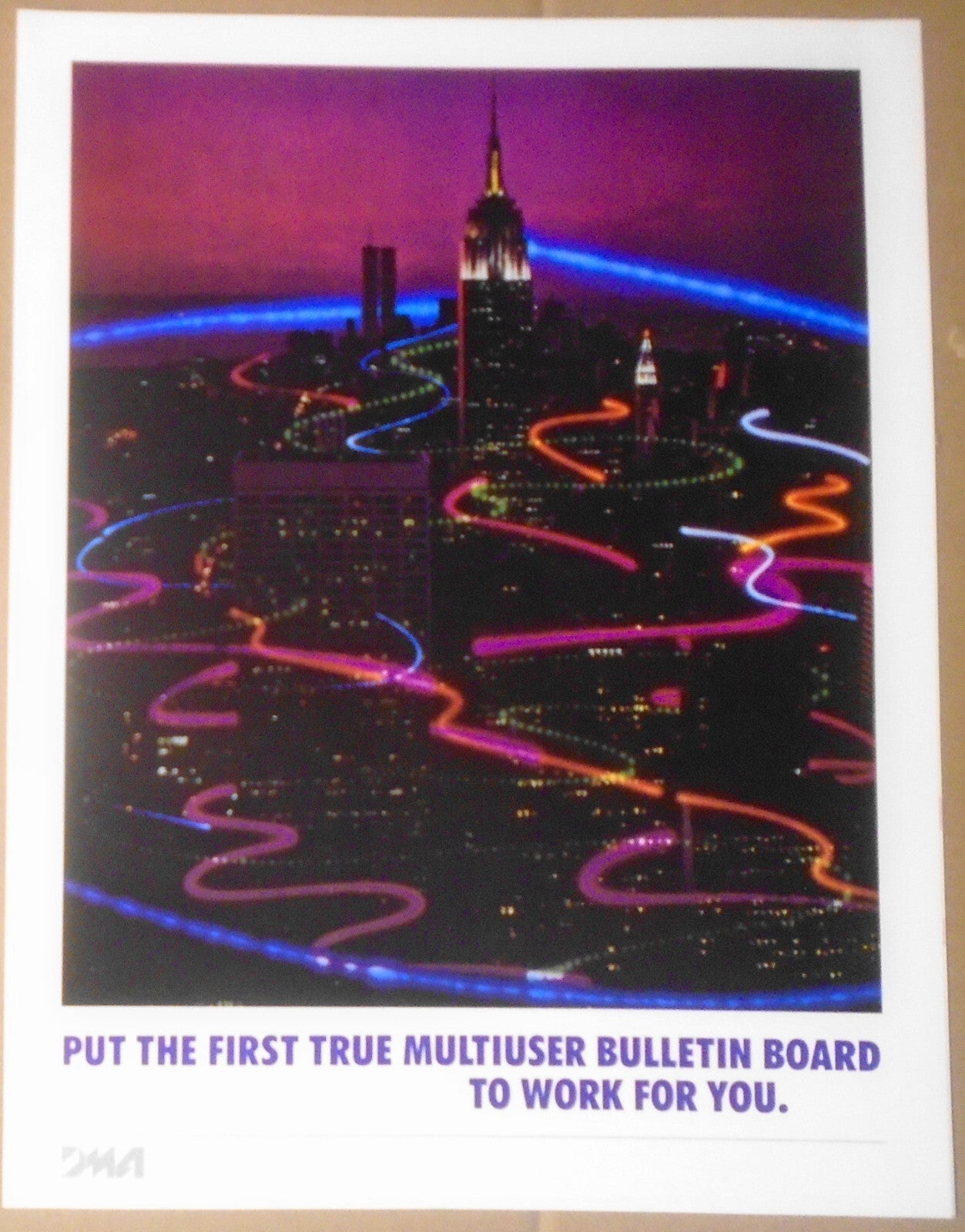 CHAIRMAN - First true multi-user bulletin board  [1989] Promo brochure.