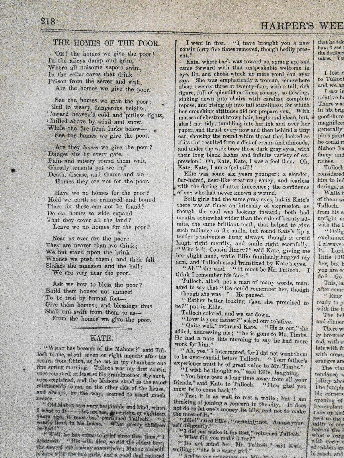 Harper's Weekly April 8, 1865 Original Complete issue. Burning of Columbia, SC..