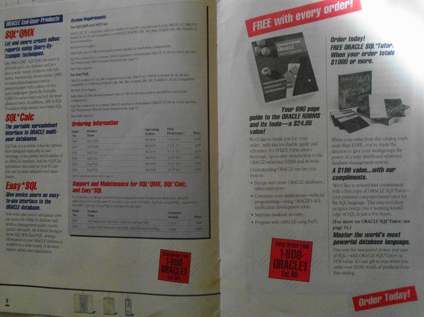 Oracle Solutions Catalog, Spring/Summer 1989. By Oracle Corporation. [Database].