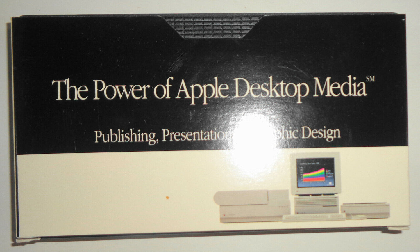 The Power Of Apple Desktop Media VHS Tape & Promo package. 1990.