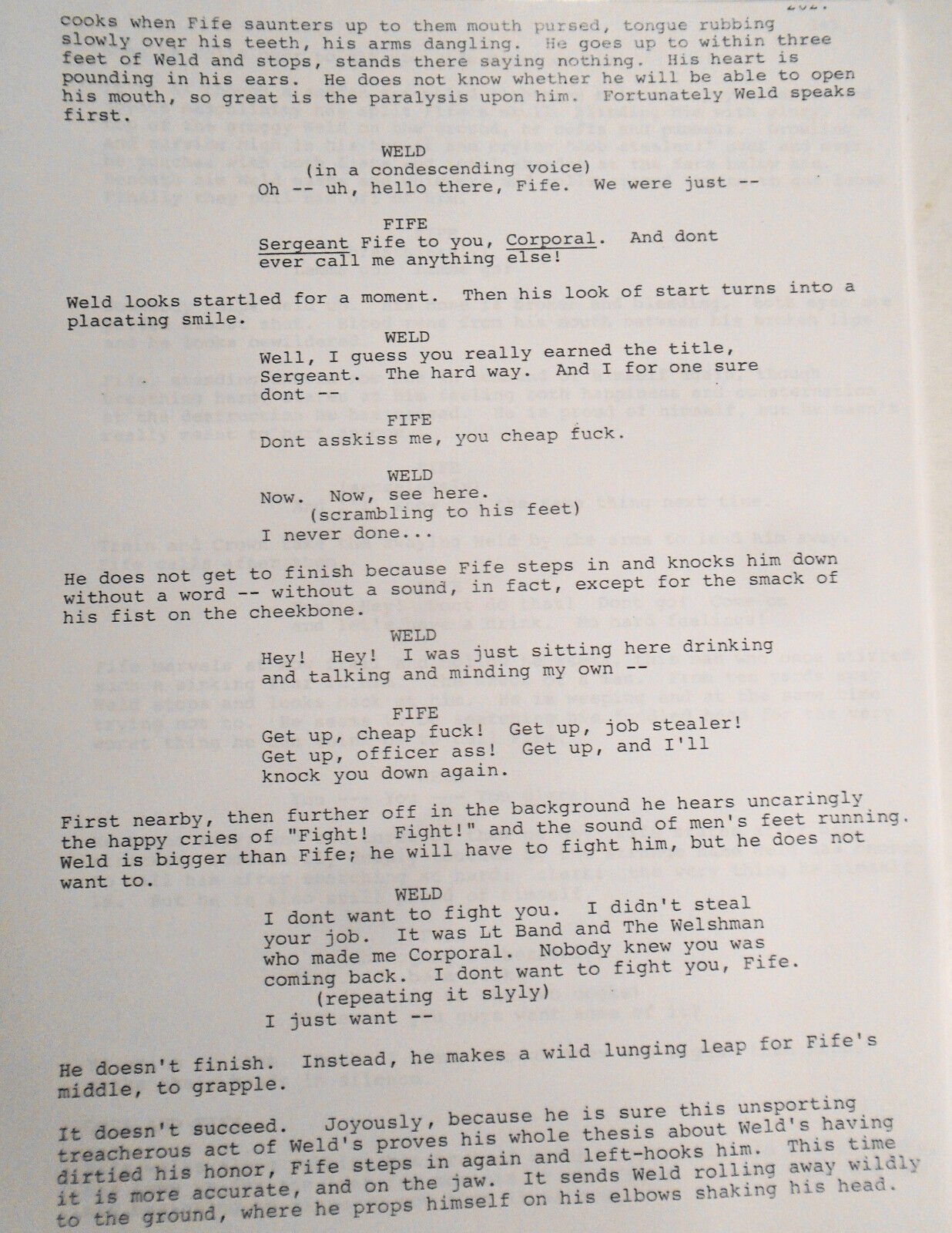 Terrence Malick - the Thin Red Line Screenplay - First Draft 1989. Very Rare