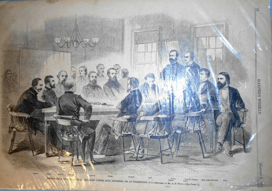 Court-Martial on Major General Fitz-John Porter - Harper's Weekly 1863 Civil War