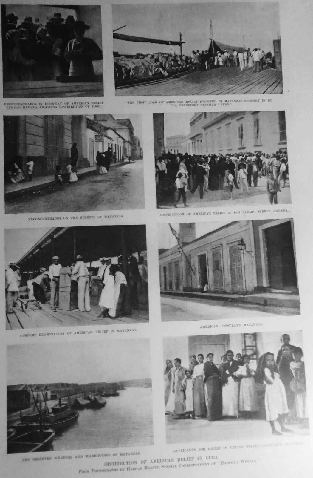 Harper's Weekly  April 2, 1898 - Original Remington - Training Cavalry; Cuba etc