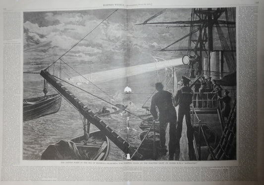 The British Fleet in the Sea of Marmora, , searching for Torpedo Boats-  HW 1882