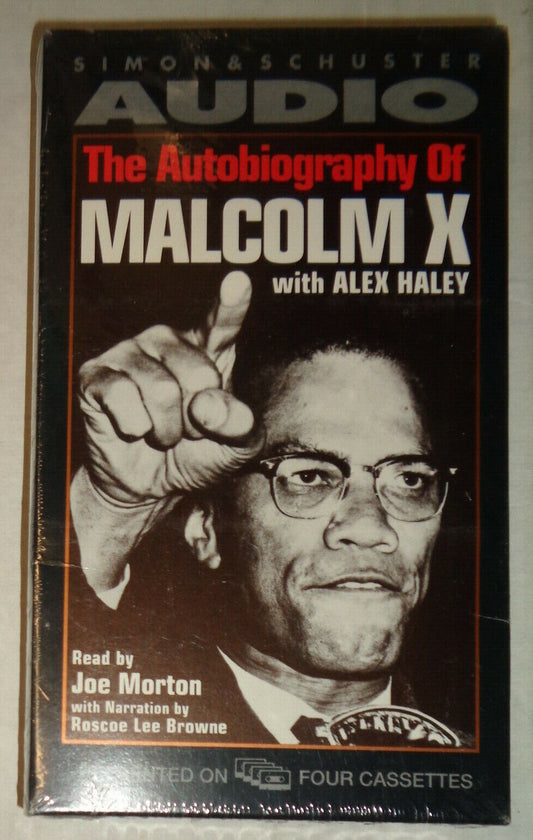 Autobiography of Malcolm X - Audio book, 1992 - 4 Cassettes BRAND NEW, SEALED