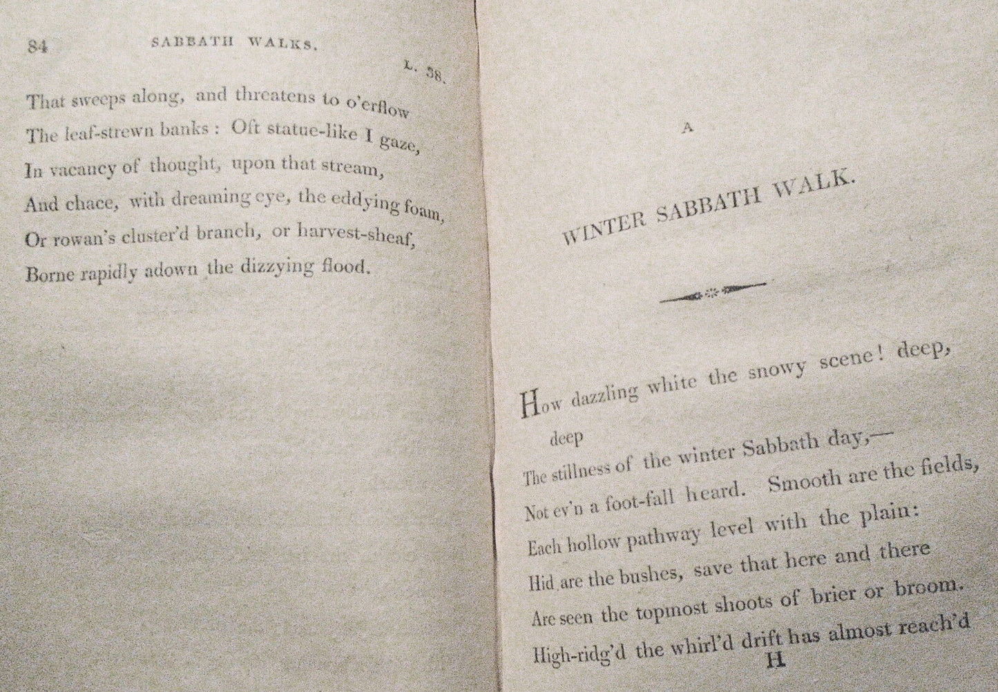 1805 The Sabbath, a poem to which are now added, Sabbath walks, by James Grahame