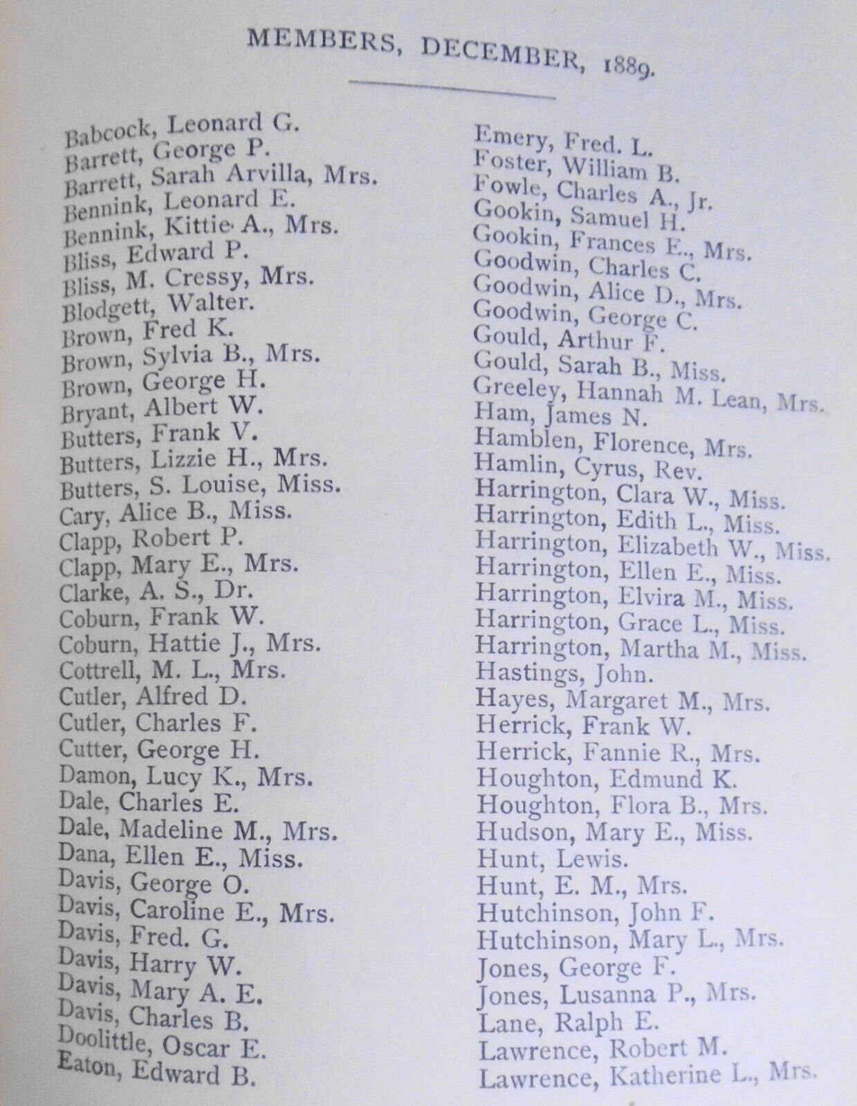 1890 Proceedings of Lexington Historical Society - Volume 1