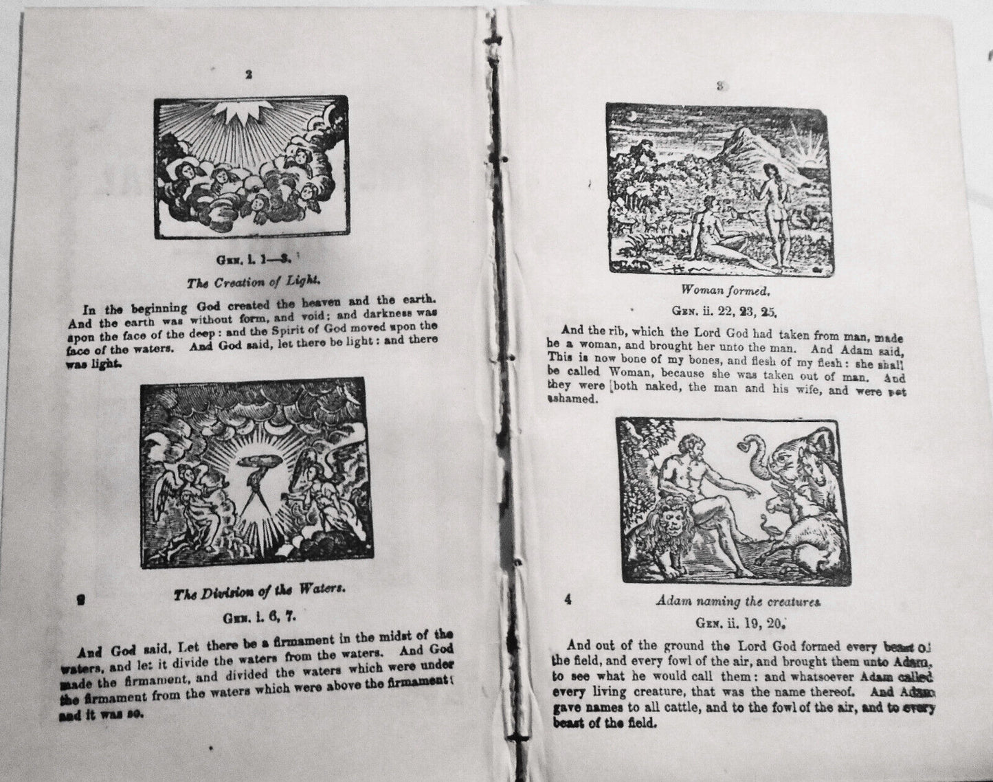 [Chapbook]  The New Pictorial Bible. [1847].