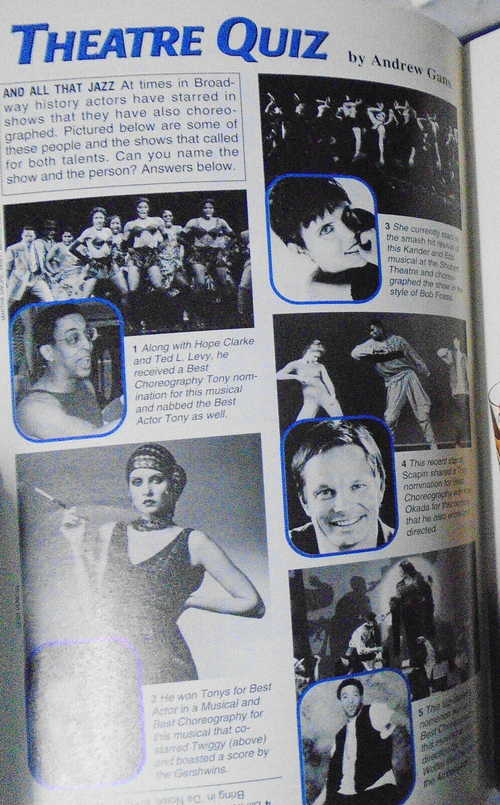 SIGNED Joseph Gabriel, Magic On Broadway - Playbill -  March 1997 - Vol 97, No 3