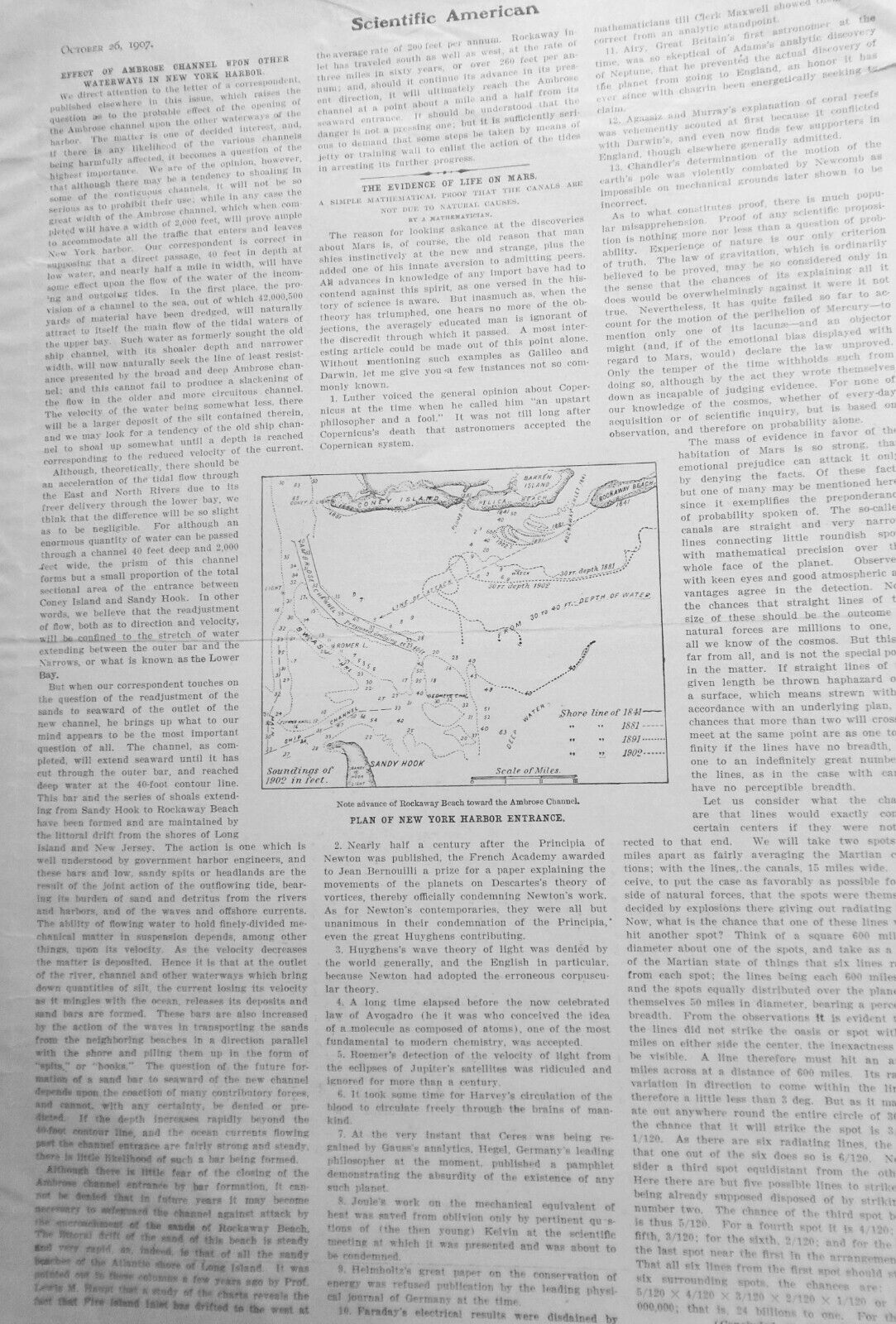 Scientific American - October 26, 1907.  Developments in Picture Telegraphy, etc
