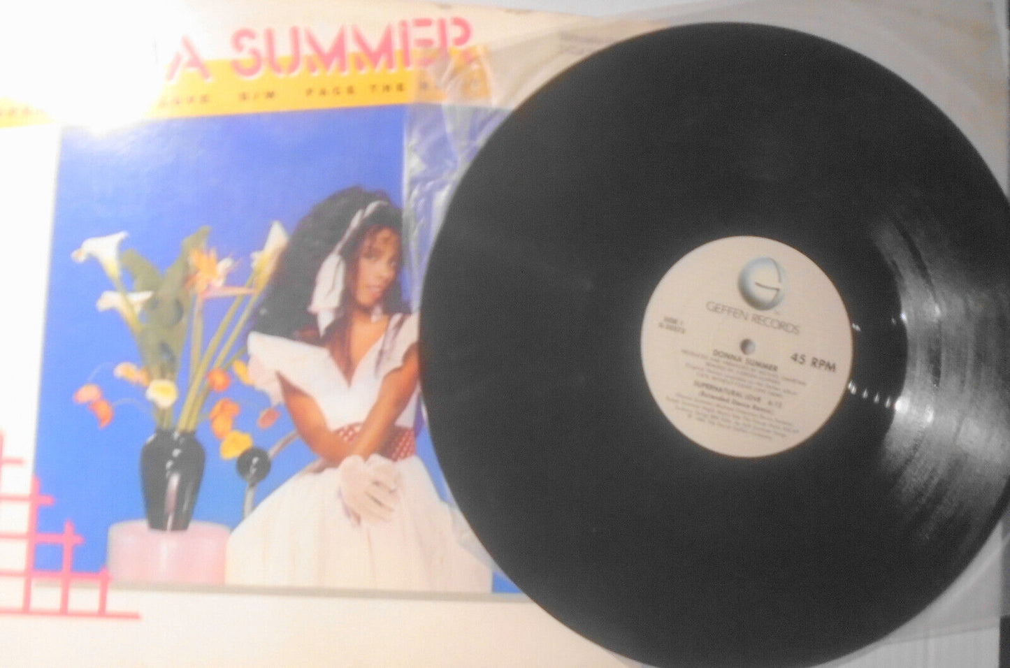 Lot of 6 R&B Soul vinyl LP record albums: Donna Summer, Tramps, Soul Train, etc