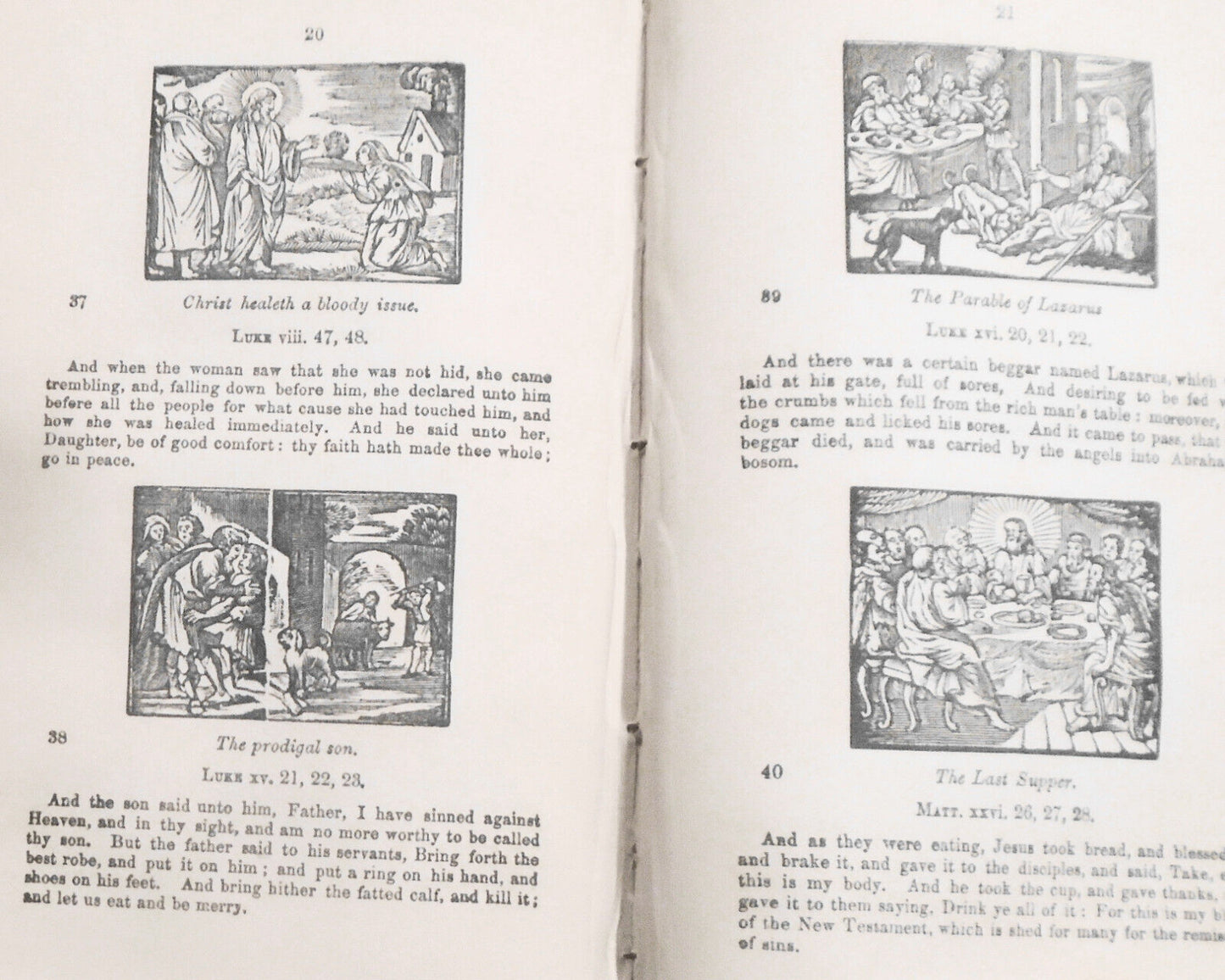 [Chapbook]  The New Pictorial Bible. [1847].