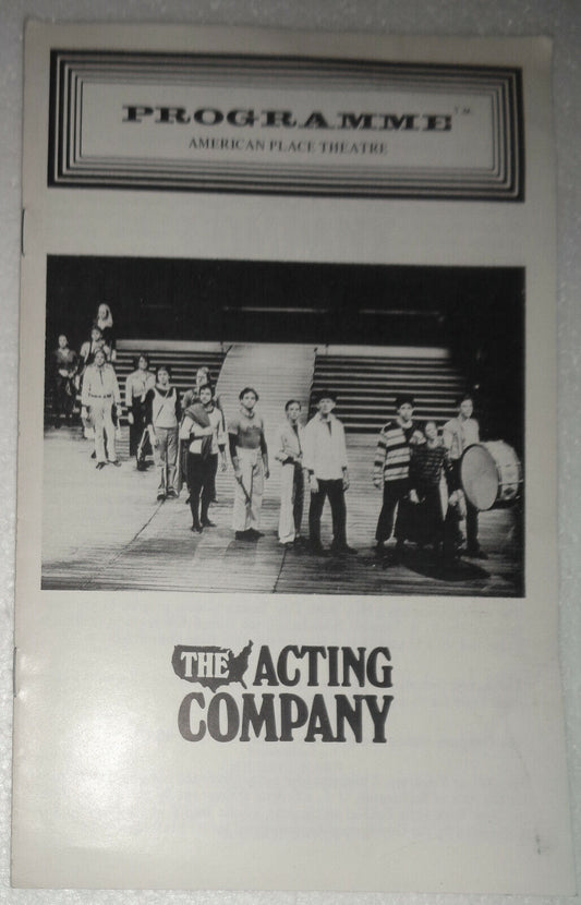 ELIZABETH I   /  THE WHITE DEVIL - PROGRAM - 1980 AMERICAN PLACE THEATRE, NYC