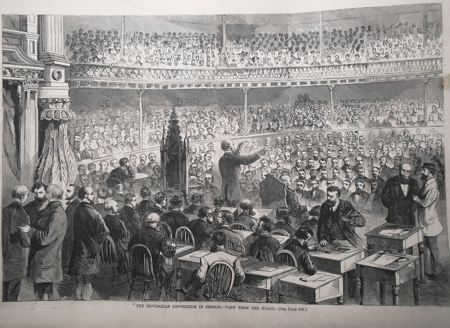 Harper's Weekly June 6, 1868: Republican Convention; Monument to dead soldiers