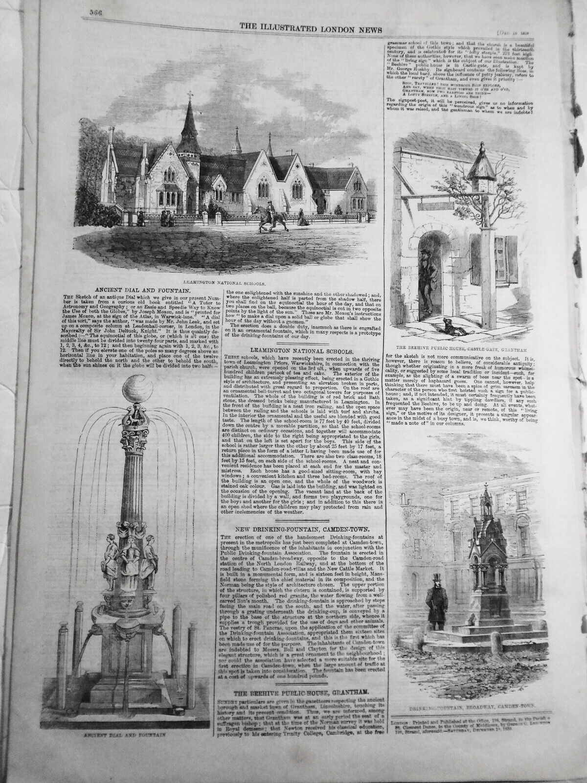 The Illustrated London News, December 10, 1859 - Paris Demolitions; Morocco war