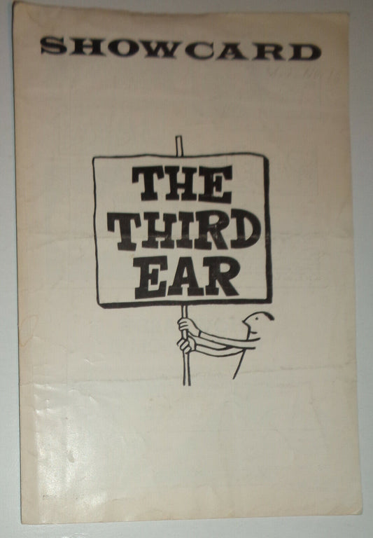 THE THIRD EAR - SHOWCARD NEW YORK: PREMISE THEATRE, 1964 Louise Lasser