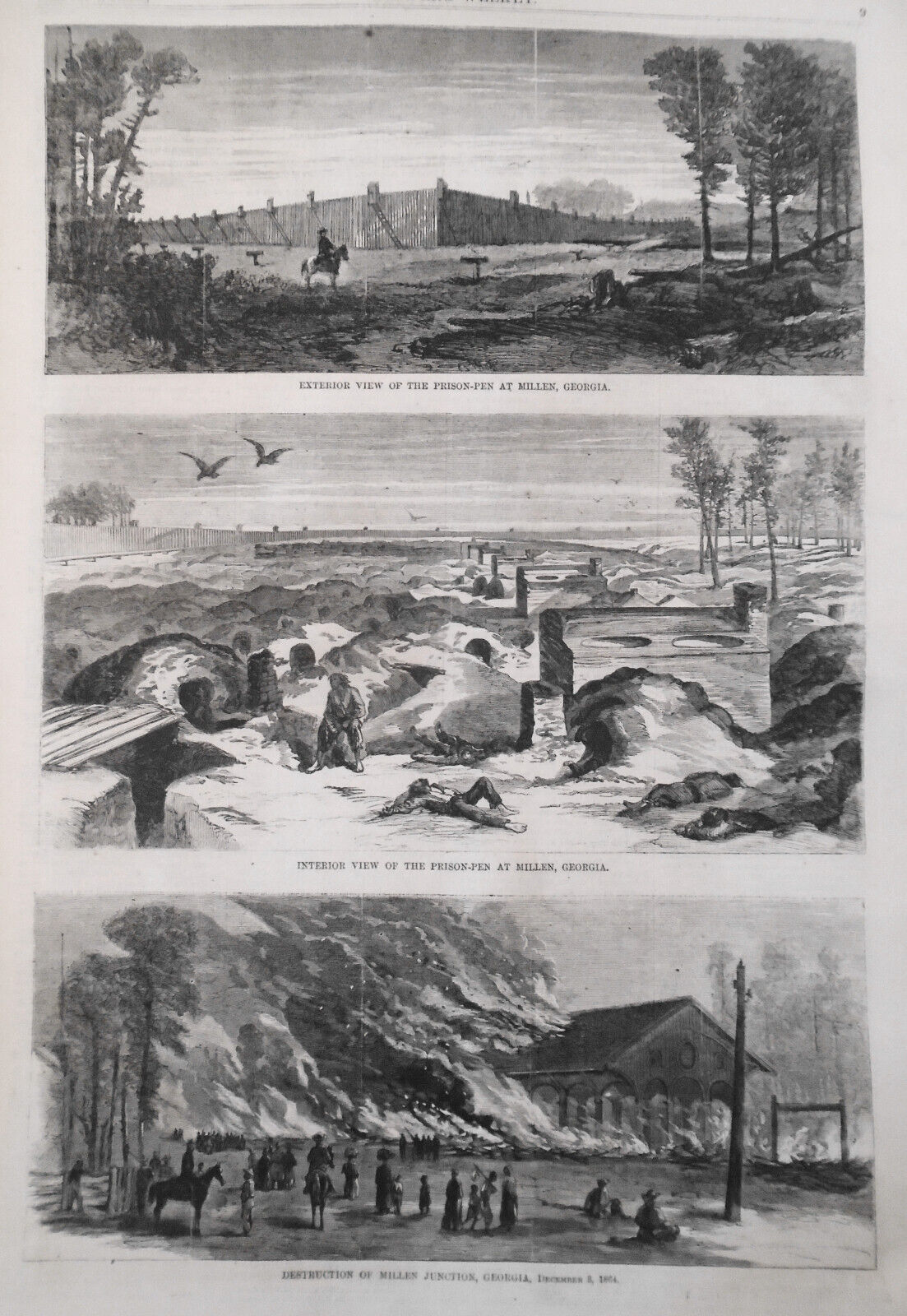 Harper's Weekly January 7, 1865. Complete Original issue. Sherman takes Georgia.