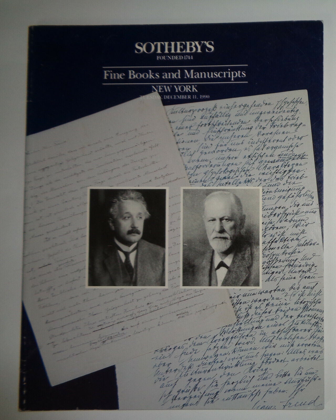 Sotheby's Fine books and manuscripts: Einstein Freud Correspondence Dec 11, 1990