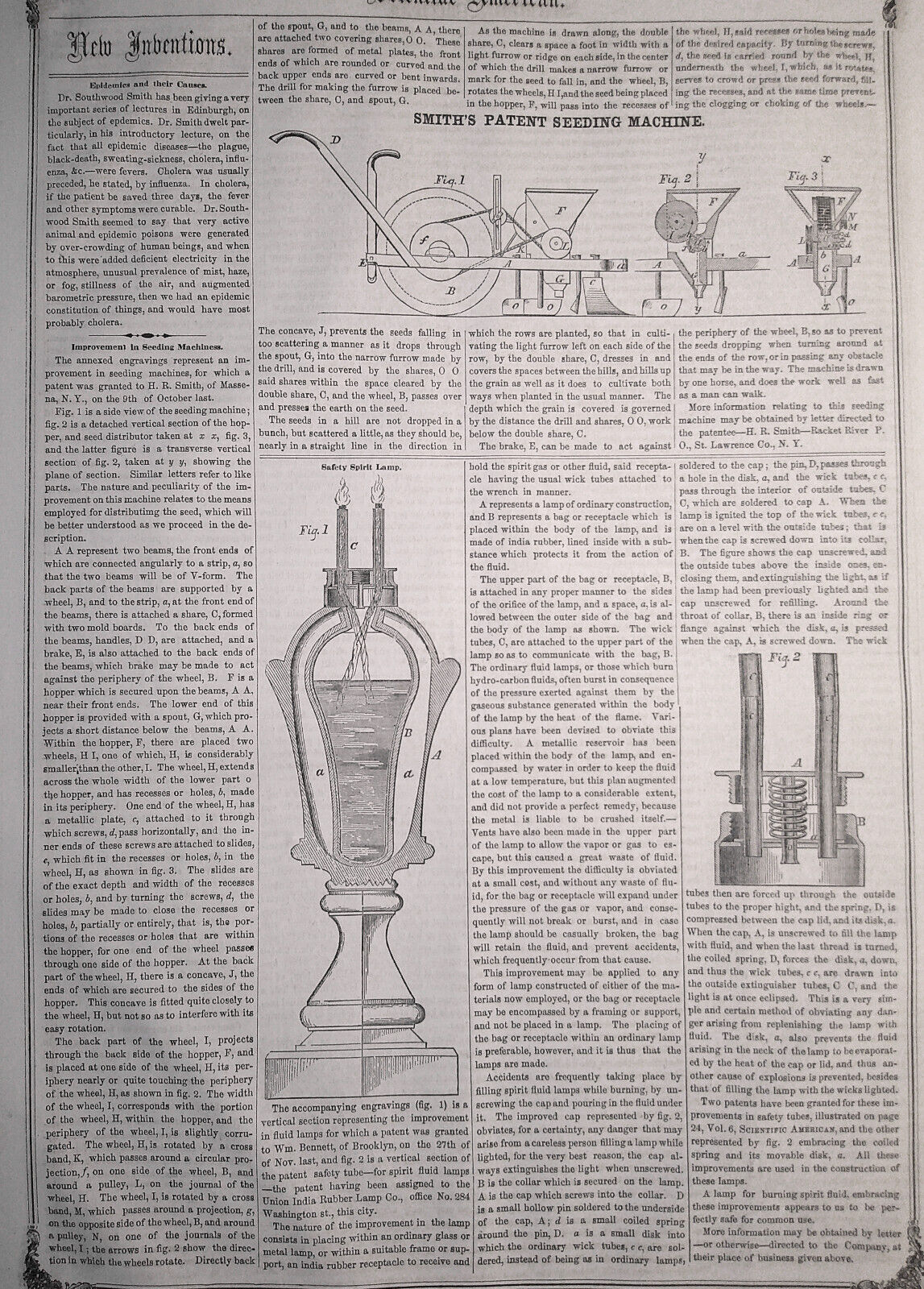 Scientific American, January 12, 1856. New system of Numeration and Measurement