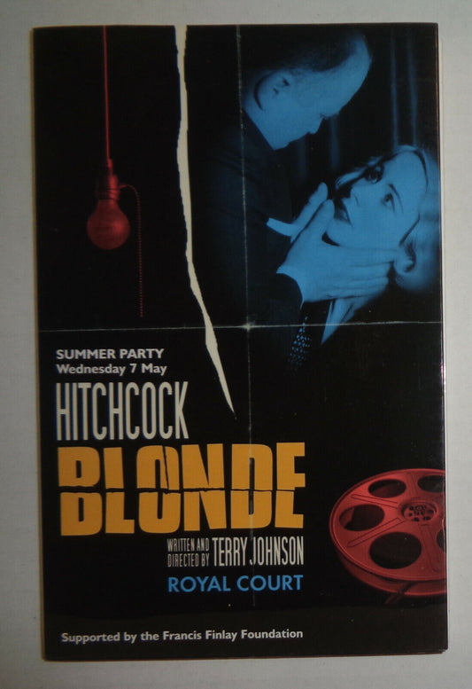 SIGNED Hitchcock Blonde by Terry Johnson First edition 2003 - Methuen Drama