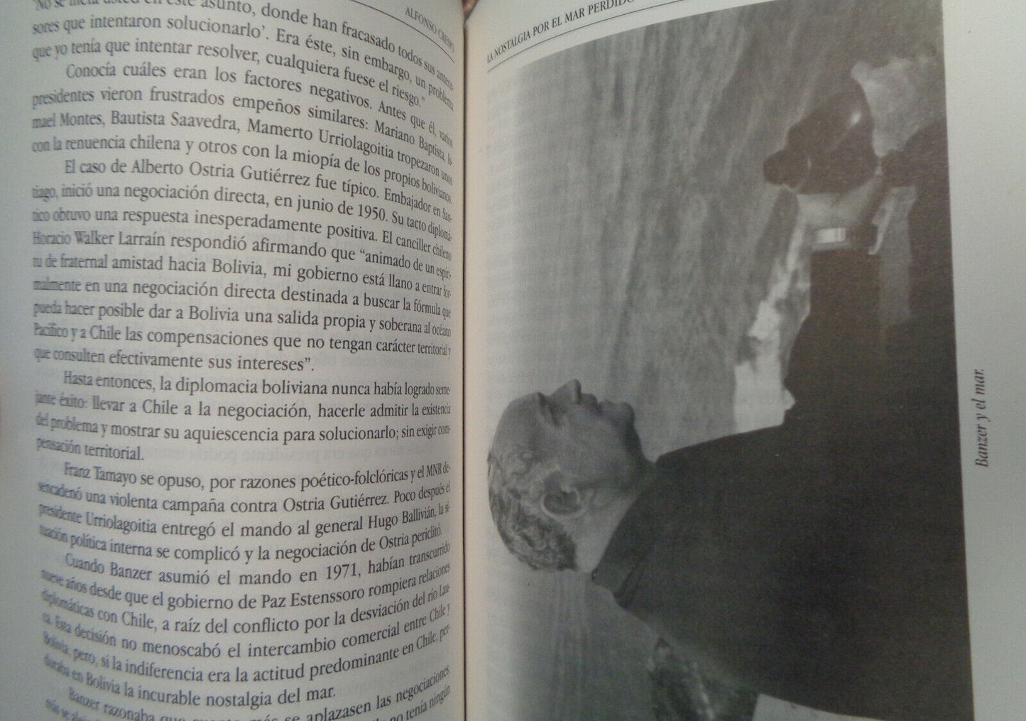 Banzer, el destino de un soldado, by Alfonso Crespo - SIGNED 1st 1999