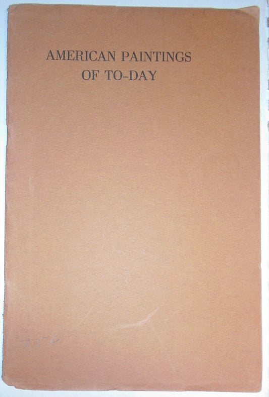 Paintings by a few modern American painters, lent by Enger - Newark Museum, 1917