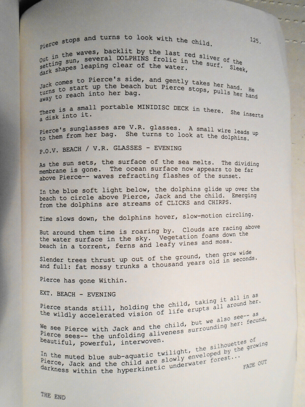 The Within, by Nels Israelson, 2001. Original Screenplay. Revised First Draft