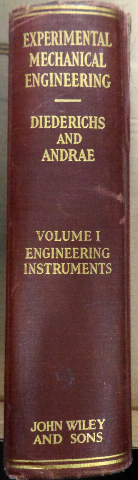 Experimental mechanical engineering : Vol. 1. Engineering instruments. 1949