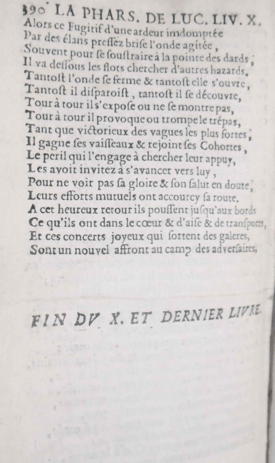 1670 La Pharsale de Lucain. By Marcus Annaeus Lucanus. [Binding; Illustrated]