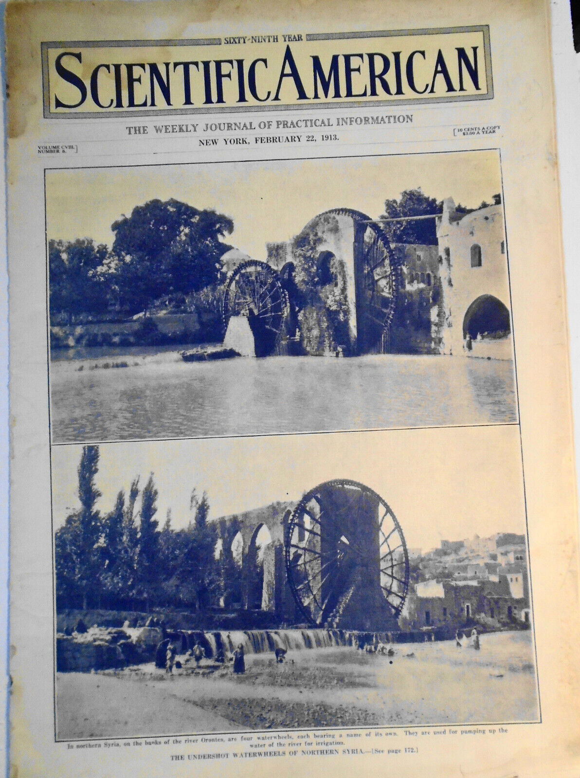 Scientific American - February 22, 1913 - Scott Expedition; Roosevelt ad; etc