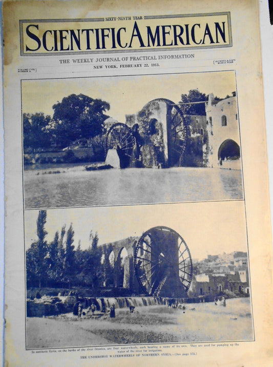 Scientific American - February 22, 1913 - Scott Expedition; Roosevelt ad; etc