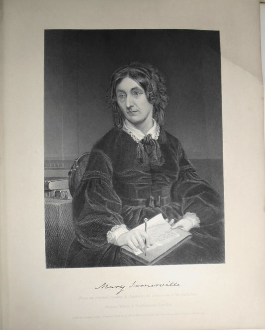 Mary Somerville - steel engraving - 1876 Duyckinck Internationale Gallerie