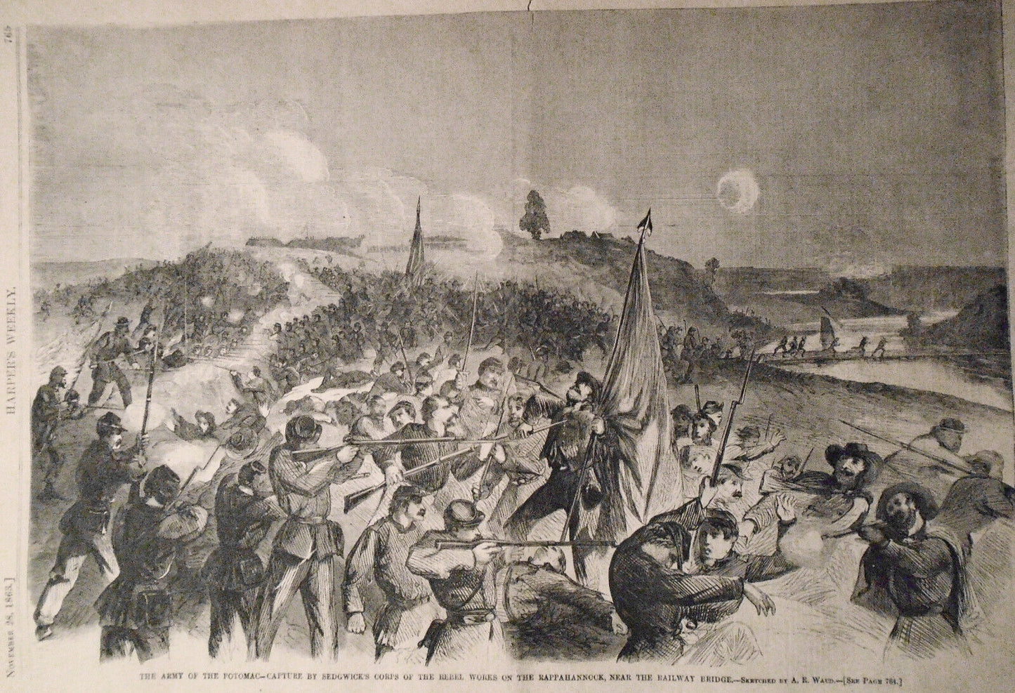 Harper's Weekly November 28, 1863 - Civil War / Army Of The Cumberland & Potomac