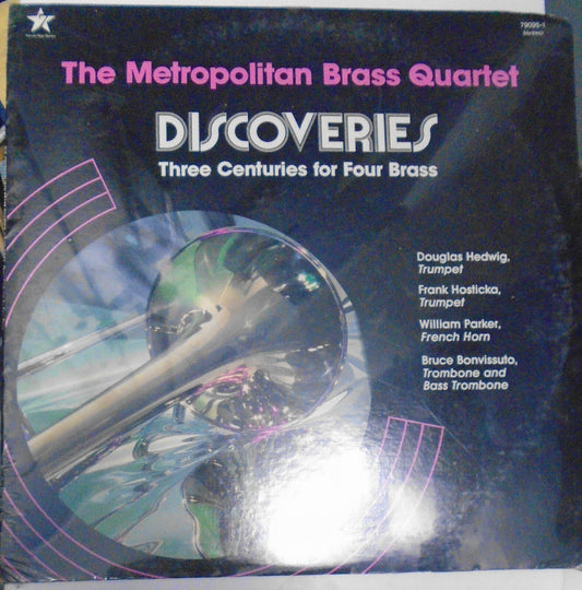 Discoveries, 3 Centuries For 4 Brass by Metropolitan Brass Quartet LP **SEALED**