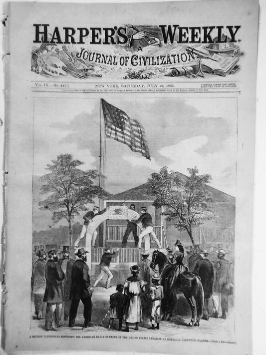 Execution of the Lincoln Conspirators - Harper's Weekly, July 22, 1865 Complete