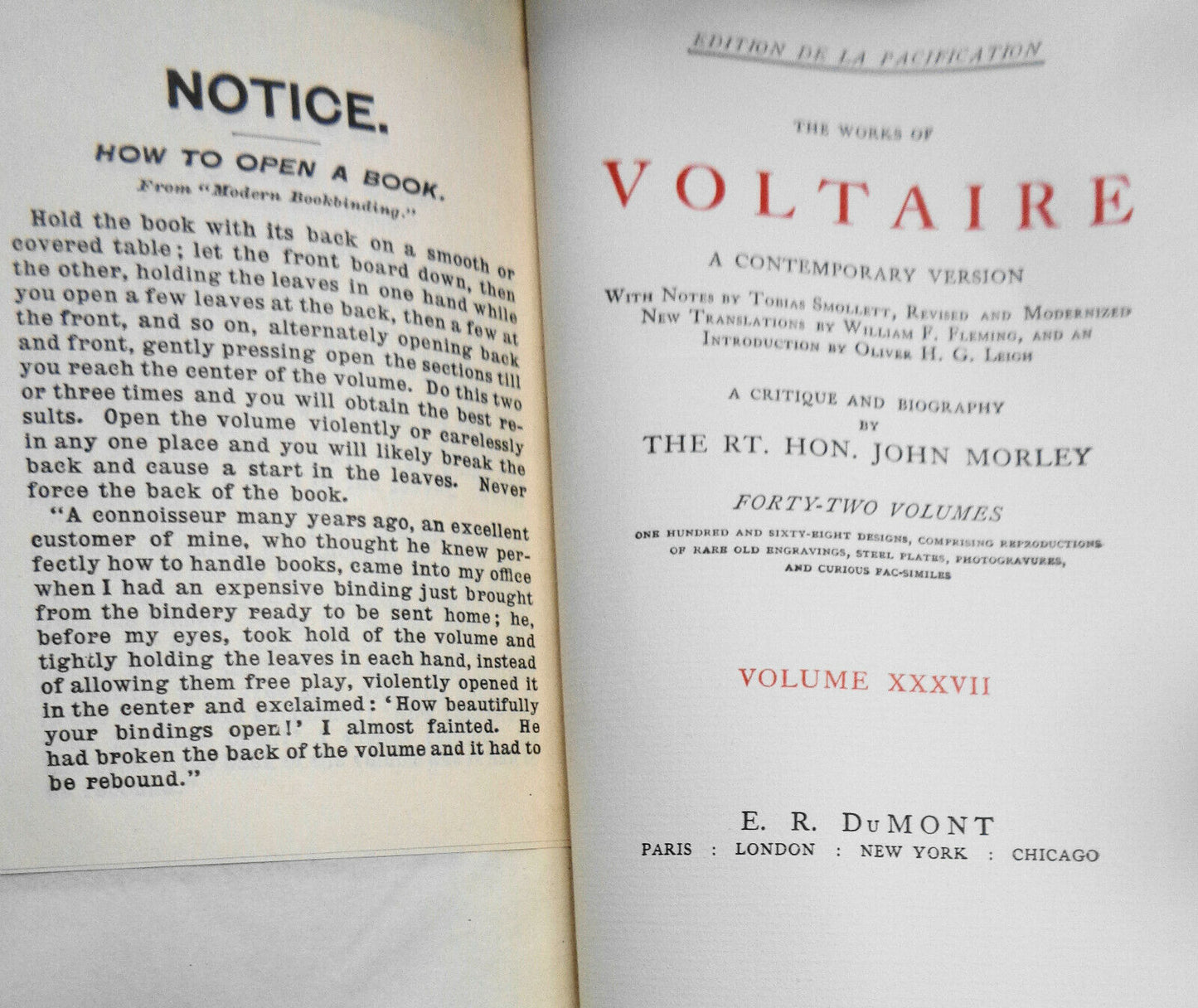 Voltaire - Essays on Literature, Philosophy, Art, History - 1901 Limited edition